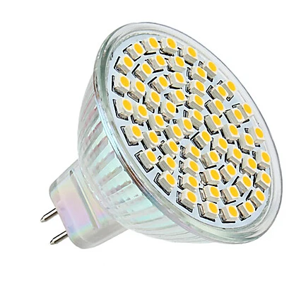 HRSOD GU5.3 3 W 60 SMD 3528 250 LM теплый белый холодный MR16 Точечный светильник DC 12 V или 220V|cold