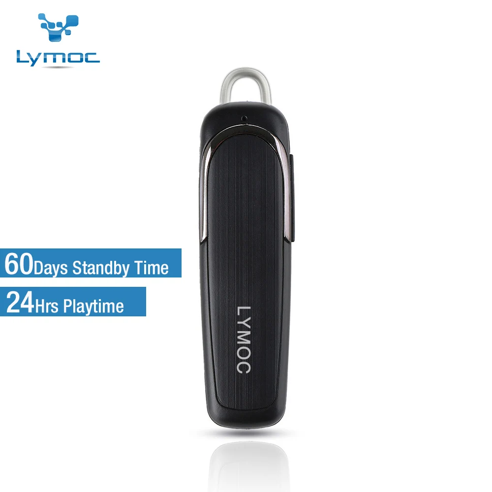 LYMOC Y8 беспроводные Bluetooth наушники, гарнитура для телефона, умный голосовой контроль CSR4.1, 24 часа, Handfree, HD микрофон, музыка для iPhone, Android