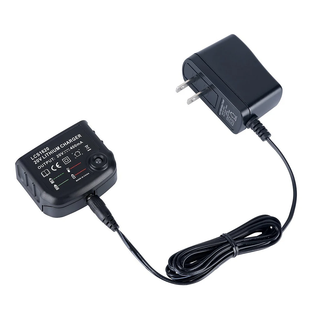 LCS1620 литиевая батарея зарядное устройство для BLACK & DECKER аккумуляторная 20V 0.4A 400mA