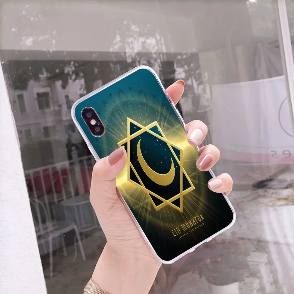 Caseier Рамадан Moon фестиваль Телефон чехол для iPhone 6 S 7 8 плюс XR X Pattern XS MAX Caso |