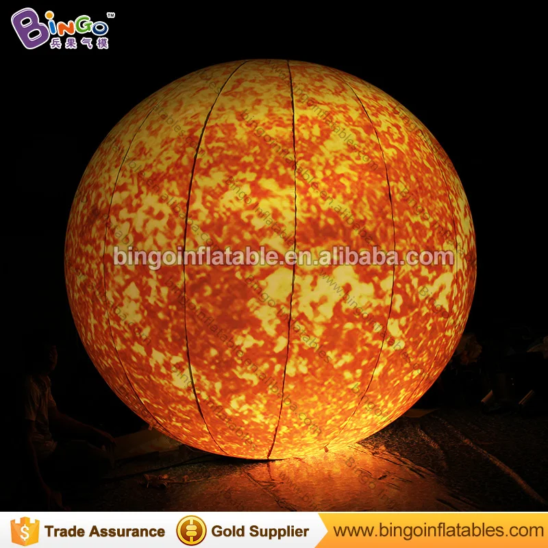3M dia LED lighting inflatable Sun balloon high quality customized blow up type replica with blower toys | Игрушки и хобби