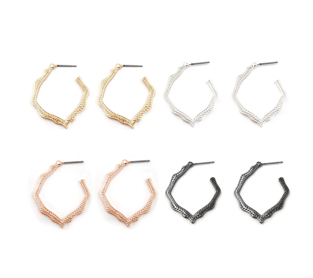 

New Fashion Irregular Frame Alloy Metal Simple Sophee Drop Earrings for Women