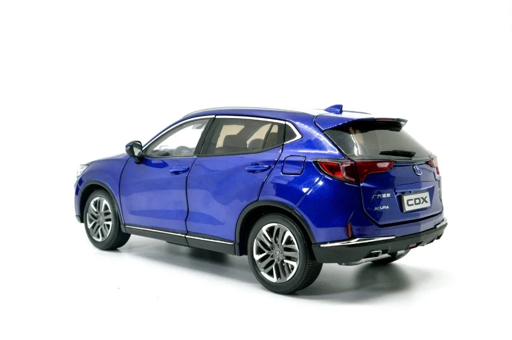 1/18 1:18 1 18 масштаб Acura CDX 2018 SUV Blue статическое моделирование литье под давлением