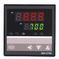 new 1pcs ac 220v oven temperature controller rkc rex c700 thermocouplept100 input relay output 7272mm