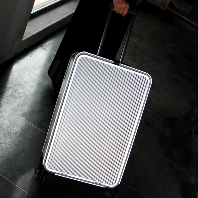 GraspDream 100% All Aluminum side open rolling luggage business luxury computer suitcase TSA password trolley case 16/20/24 inch | Багаж и
