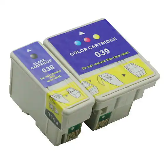

Full set of Inkjet Cartridges for T038 T039,2PCS, free shipping