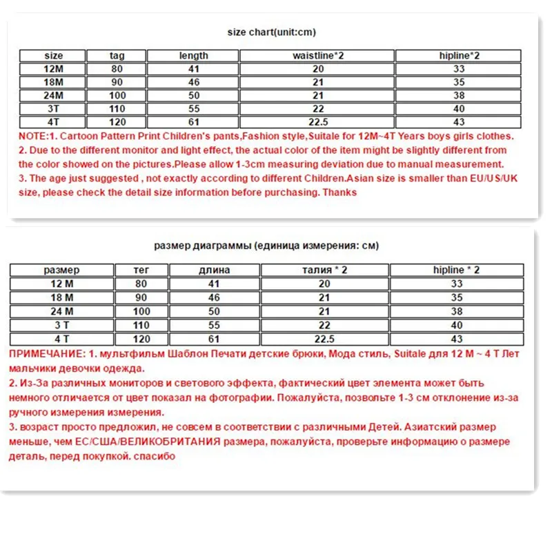 Детские шаровары для девочек и мальчиков Хлопковые Штаны карамельных цветов