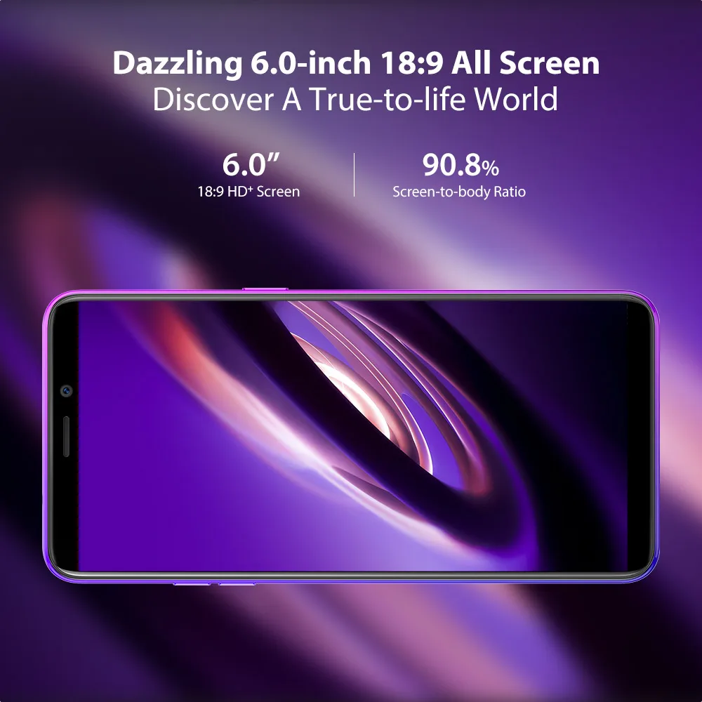 Ulefone power 3L 2 ГБ + 16 Android 8 1 4G мобильный телефон MTK6739 четырехъядерный 6 0 &quotNFC OTG 13 МП 5 Мп
