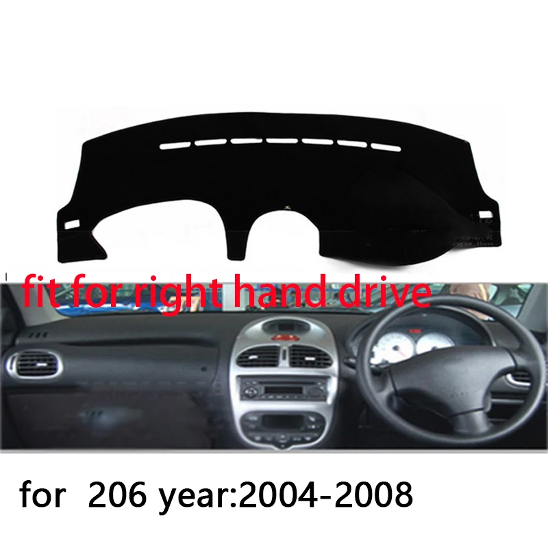 StplrgeCP для Peugeot 206 2004 08 двухслойная крышка приборной панели автомобиля Избегайте