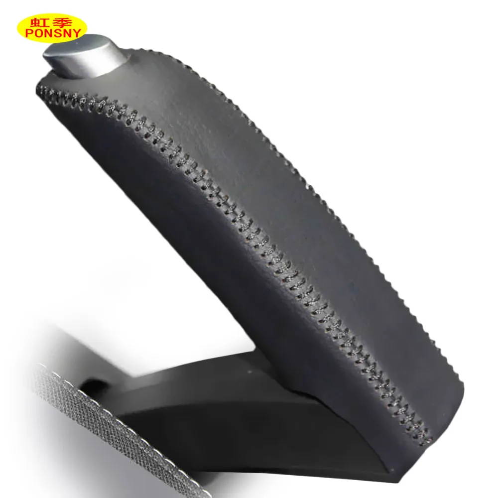 

PONSNY Car Handbrake Covers Case for Ford KUGA 2013 Auto Handbrake Grips Black Lever Cover