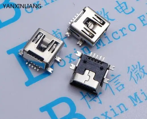 Мини USB Тип B Женский 5 контактный фоторазъем 10 шт.|pcs connector|l connector |