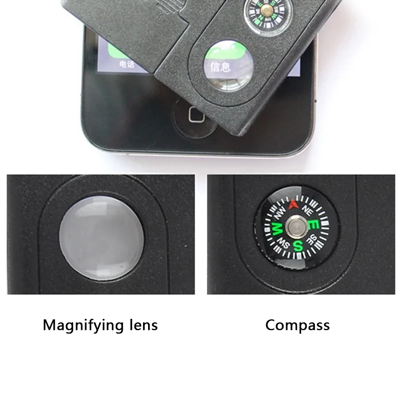 Сверхлегкий Открытый Охота выживания Кемпинг Карманный военный Кредитная карта