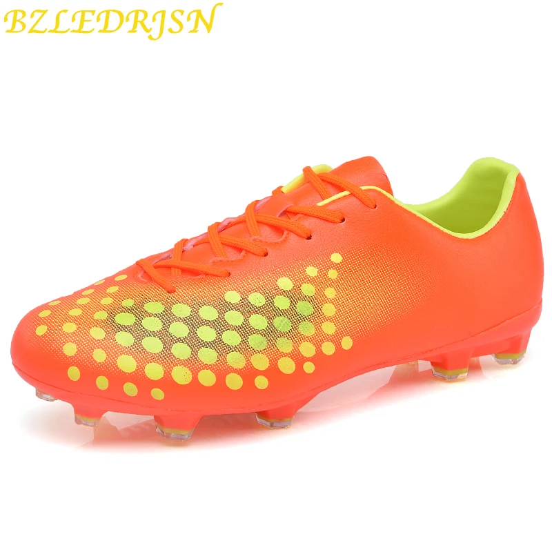 Sports Shoes Outdoor boys Soccer Boy Footballs for kids Boots Cleats Football For Sale Sneakers Long Spikes 35-44 | Спорт и
