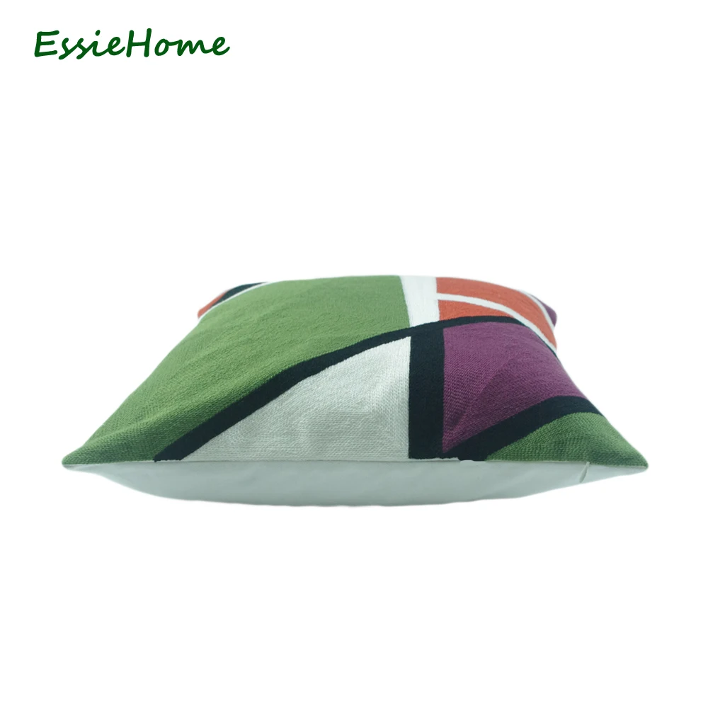 Чехол на подушку ESSIE HOME вязаный крючком 18 х18 дюймов с вышивкой и цифровым