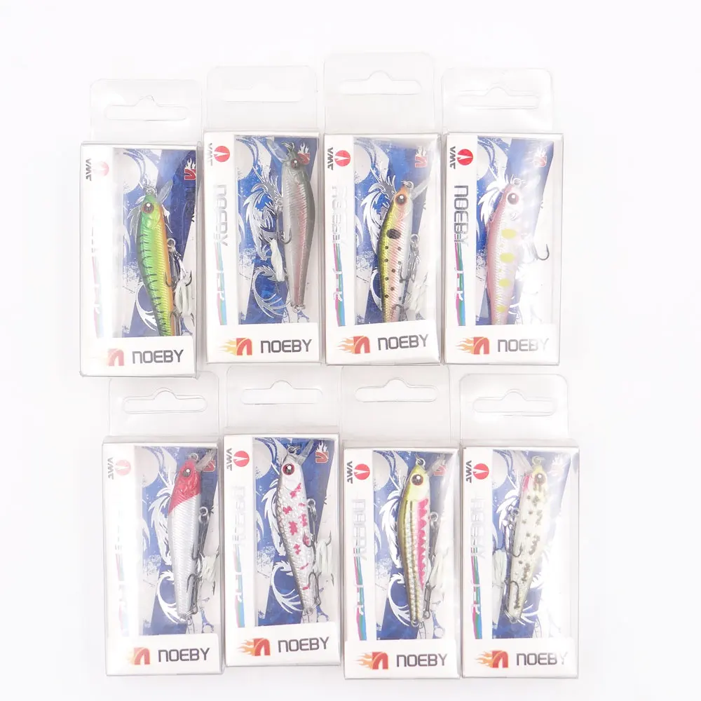 NOEBY Тонущий Minnow NBL9263 бас Щука Карп Walleye форель пластиковый рыболовный воблер