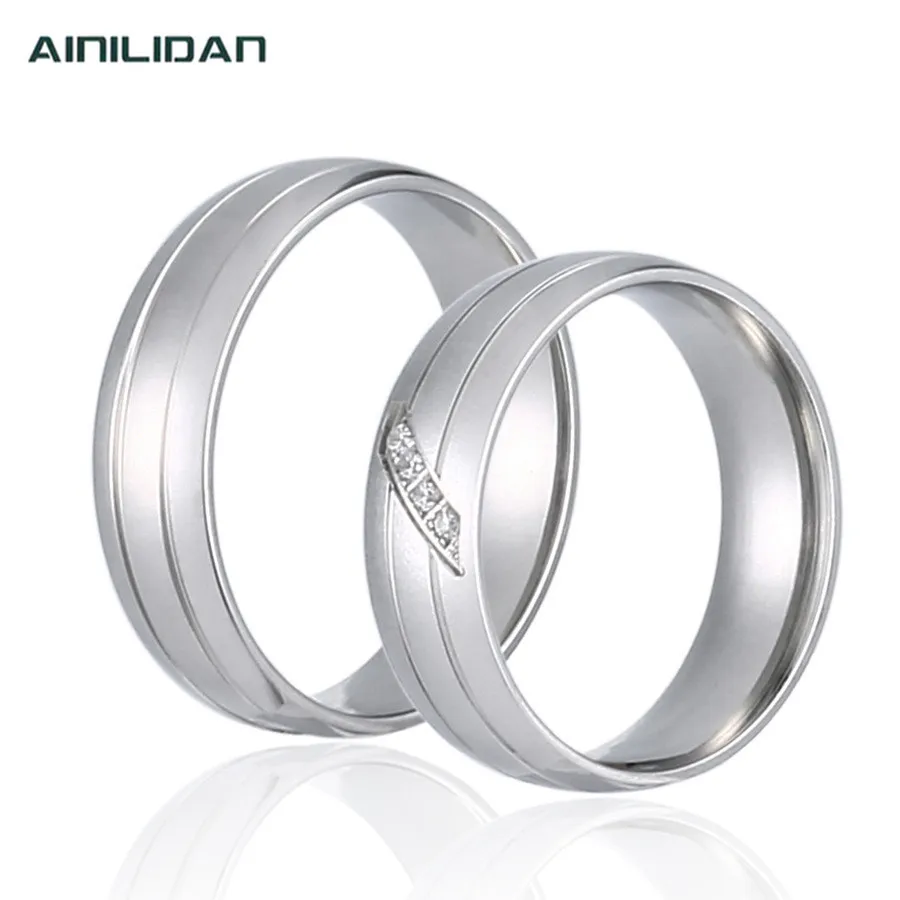 Корейский любителей моды кольцо Micro Циркония Камень Топ Класс Нержавеющая сталь