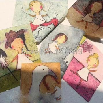 Швейная игрушка для девочек из хлопка и льна 6 шт./лот|textile spares|textile engravingtextile denim |