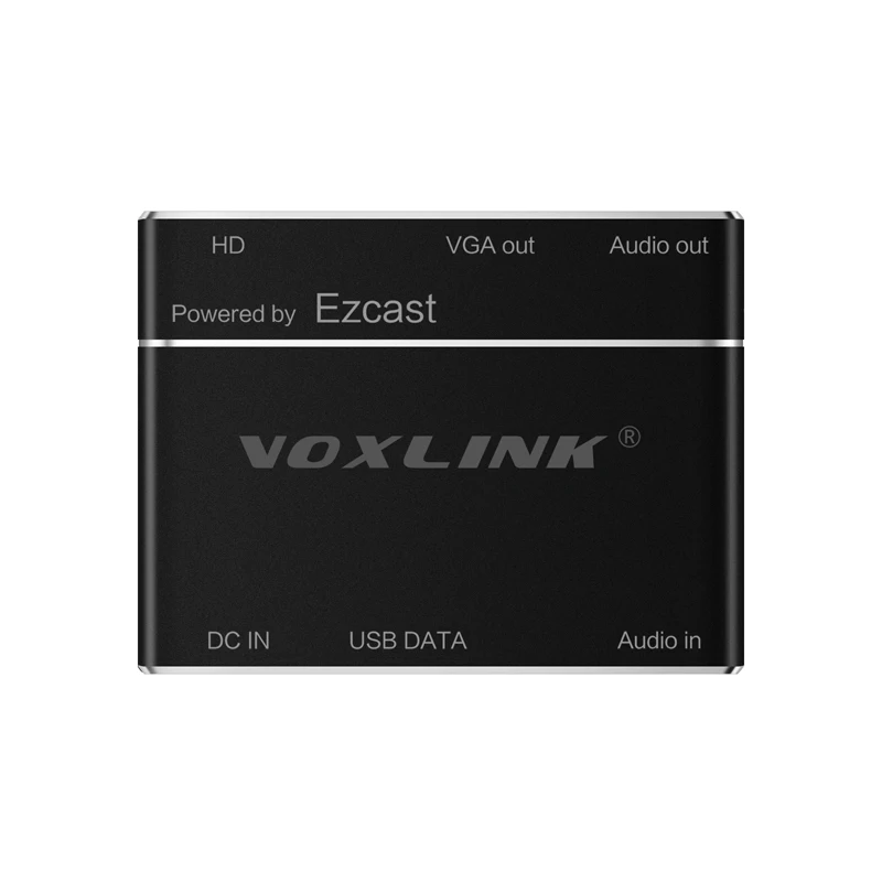 Voxlink HD цифровой av-адаптер Поддержка Full 1080 P AirPlay Dlan USB к HDMI + VGA аудио конвертер