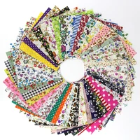 50 pcs 1010cm cotton fabric diy patchwork handmade charm pack patchwork bundle fabrics diy quilting sewing textile material