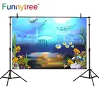Фон для фотосъемки с изображением Funnytree под Морским дворцом рыбы на день рождения для фотосессии Фотофон с камерой