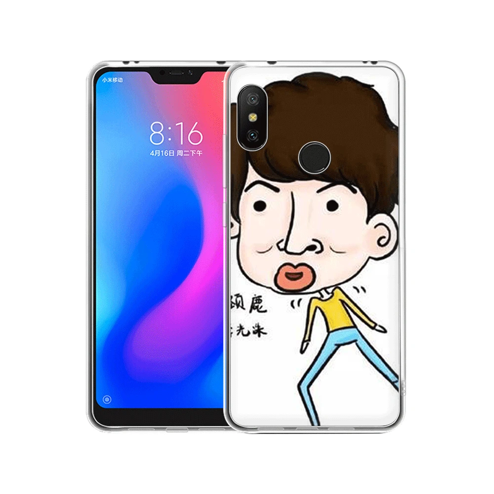 Мягкий чехол из ТПУ для Xiaomi Redmi Note 4 4X5 6 Pro 5A Prime running man Shell|Чехлы-накладки| |