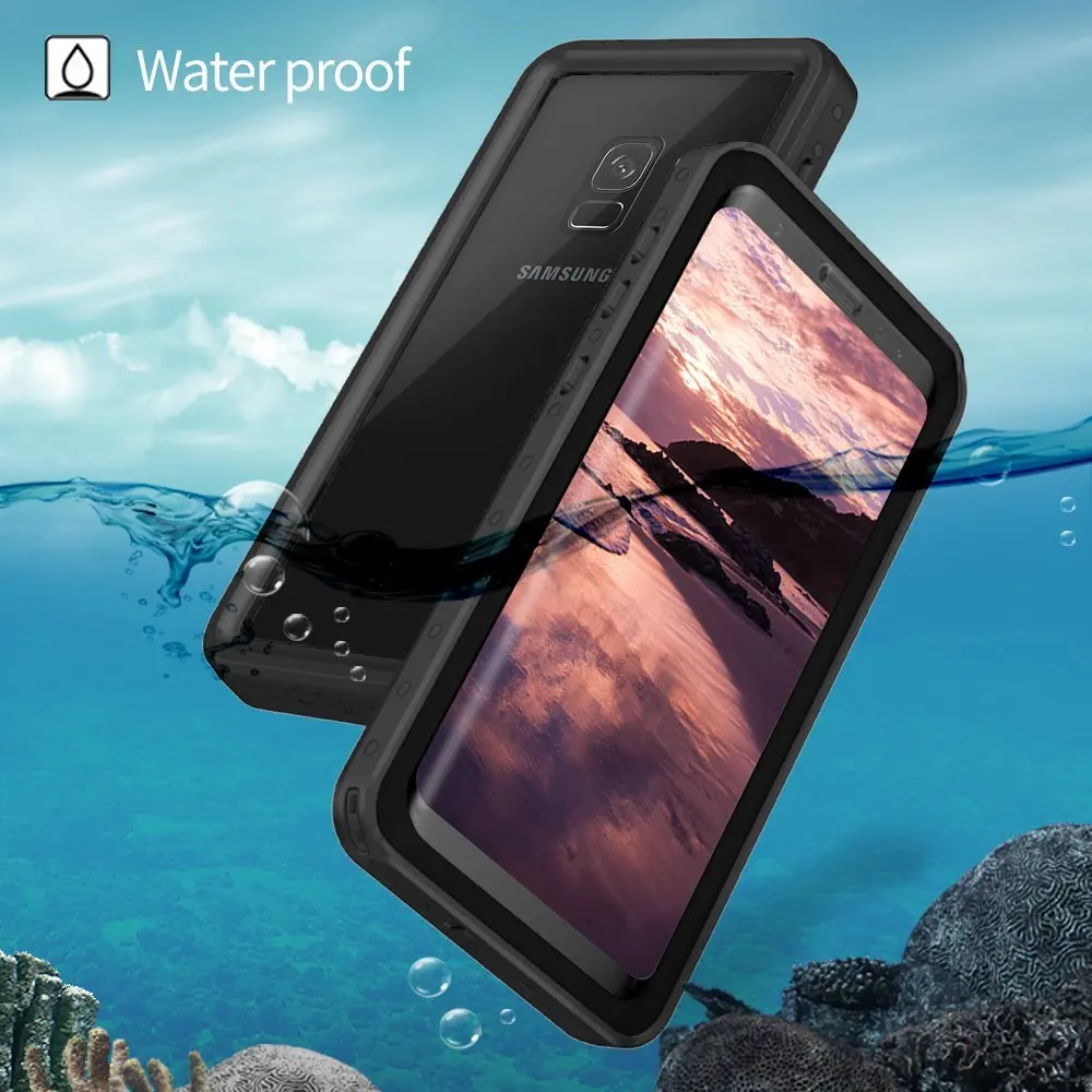 Новинка водонепроницаемый чехол для Galaxy S9 защита IP68 от ударов грязи снега с Touch ID