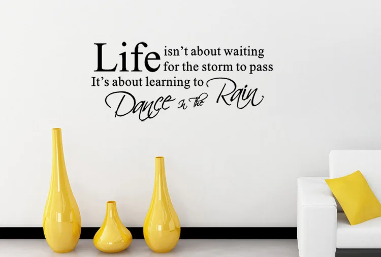 Вдохновляющие цитаты Жизнь не о ожидании сделай сам съемные настенные