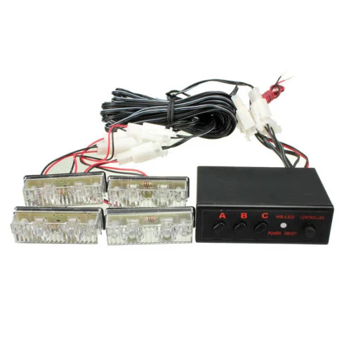 12V авариПредупреждение восстановление стробоскоп светодиодный свет гриль