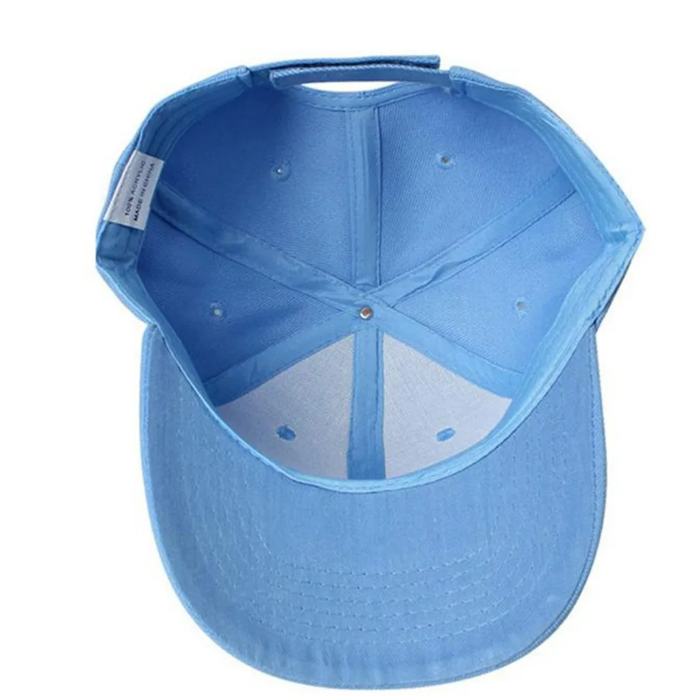 Модная Мужская и Женская бейсбольная кепка однотонная Регулируемая Кепка casquette