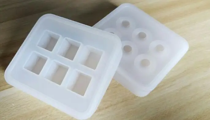 XCDIY 3D 16 мм кубические/Шариковые бусины Кабошон 6 отсеков силиконовая форма для