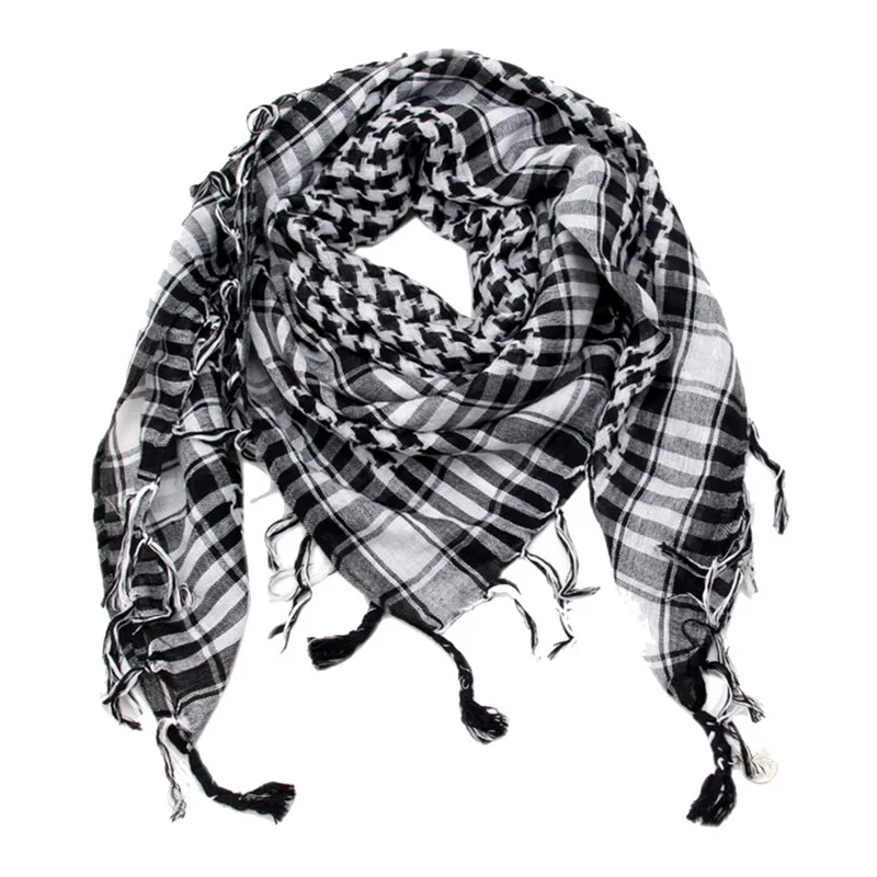 4 Pui мужские tiua унисекс шарфы Модные женские мужские арабские Шеман Keffiyeh палестинский Шарф Шаль Обертывание весенний клетчатый шарф для женщин - Цвет: 4
