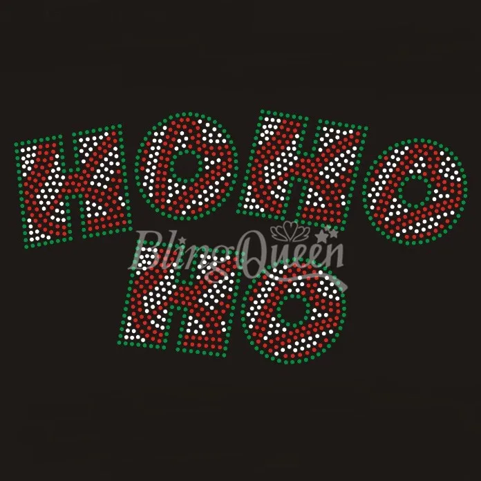 BlingQueen 25 шт./лот железные хрустальные мотивы Рождественский дизайн HOHOHO | Дом и сад