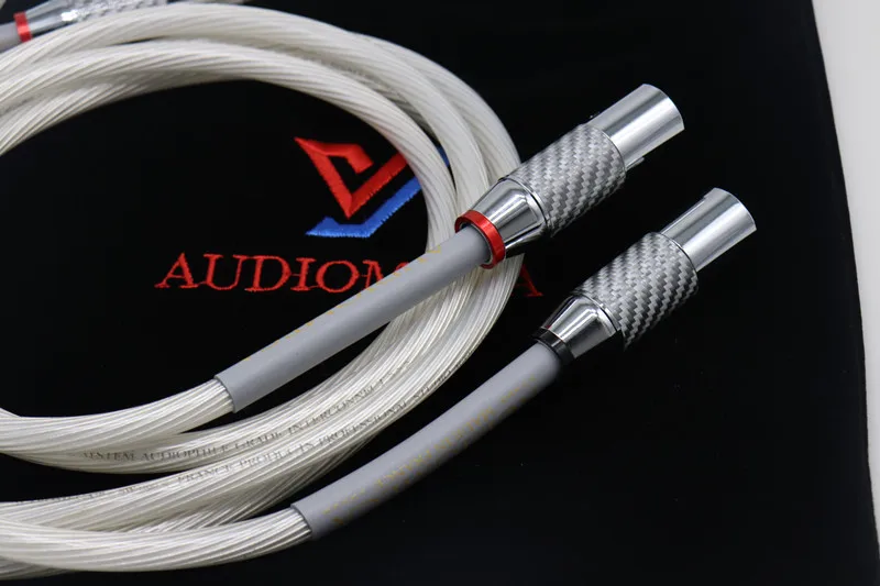 FR AUDIOMECA 1 пара Hifi XLR кабель чистый 7N OCC посеребренный аудио с первоклассным