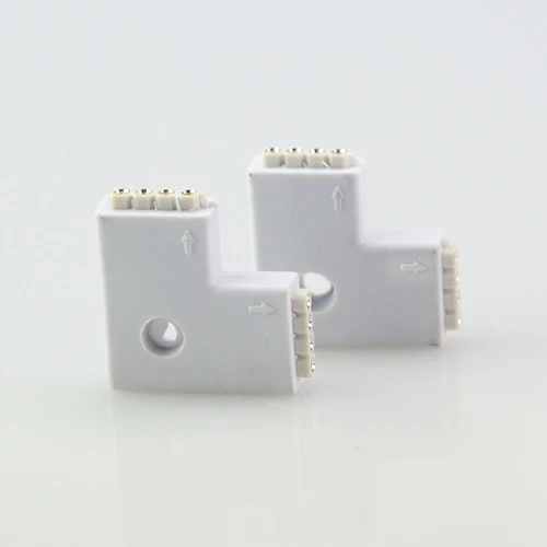 L-образный RGB-разъем для светильник Ной ленты Аксессуары Угловой Женский адаптер |