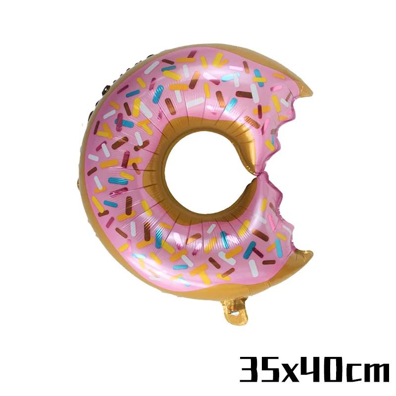 Mini Donut Balloon MEIDDING 8 шт. одноразовая посуда бумажные тарелки Свадебные украшения пончик вечерние тема, детский душ 1 день рождения принадлежности - Цвет: Mini Donut Balloon