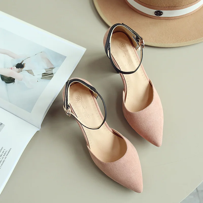 ZawsThia/; chaussures femme; женские летние туфли-лодочки с ремешком вокруг щиколотки на высоком квадратном каблуке, украшенные жемчугом; женские босоножки; sandalias mujer; Размеры 33-46