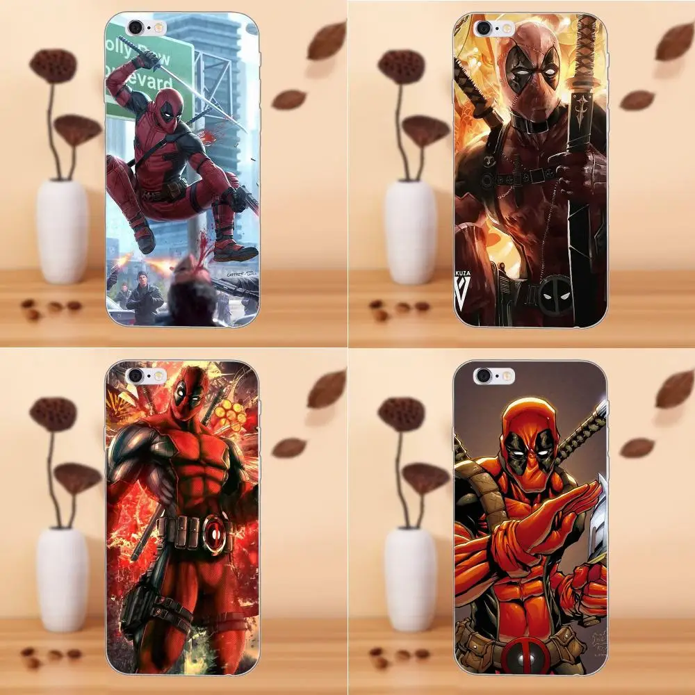 Новый Дэдпул супергероев Marvel мягких живые любовь телефон для Samsung Galaxy Note 2 3 4 5 8 9 S3