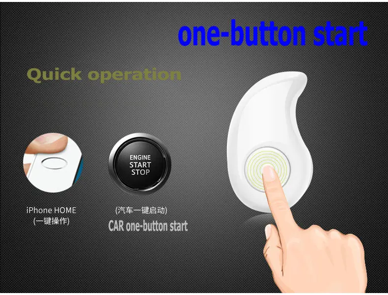 Мини стерео гарнитура беспроводные Bluetooth наушники Наушники V4.1 Handfree с