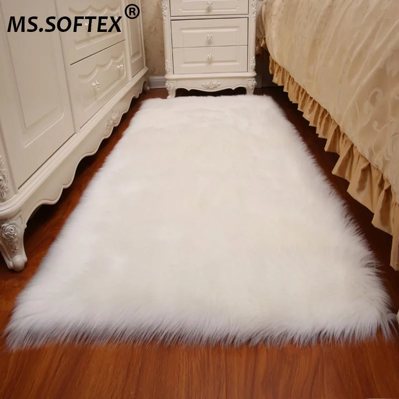 Коврики из искусственной овчины MS.Softex сделанные на заказ подушки искусственного