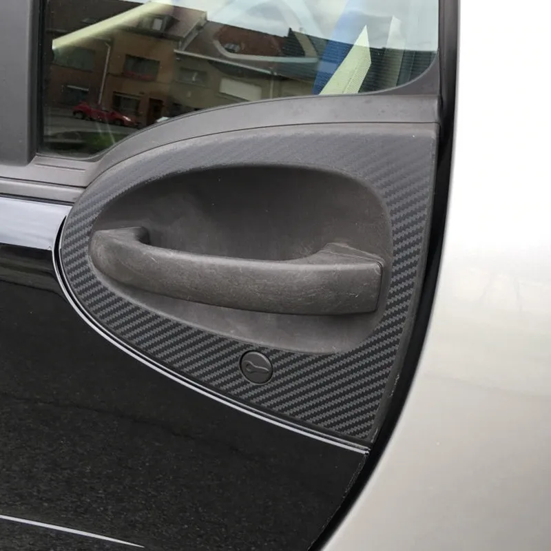 Чехол для дверной ручки из углеродного волокна Newbee + 3D гелевая фотонаклейка декор