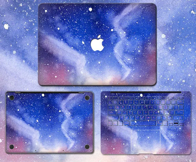 Популярная наклейка для ноутбука Apple Macbook Pro Air 11 13 15 retina air, Защитная пленка для всего тела - Цвет: 004