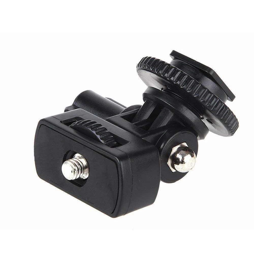 1/4&quot Screw Hot Shoe Mount Adapter Adjustable Angle Pole For DSLR Camera Flash LED Light Monitor Video Camcorder Monitors | Электроника