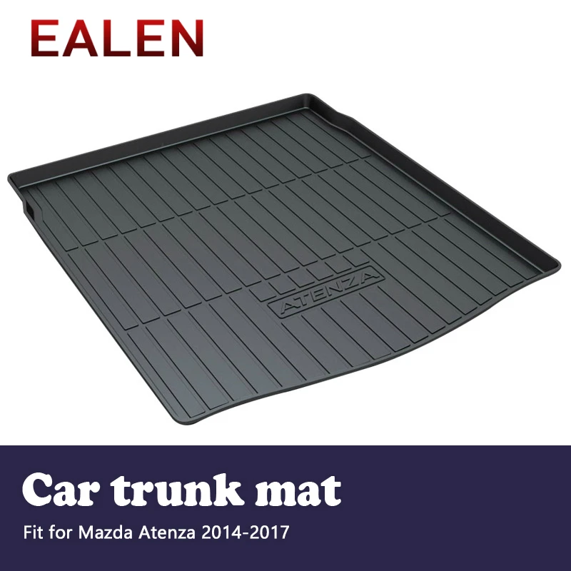 EALEN For Mazda Atenza 2014 2015 2016 2017 Styling Boot Liner Waterproof Anti-slip mat Accessories 1Set Car Cargo rear trunk mat