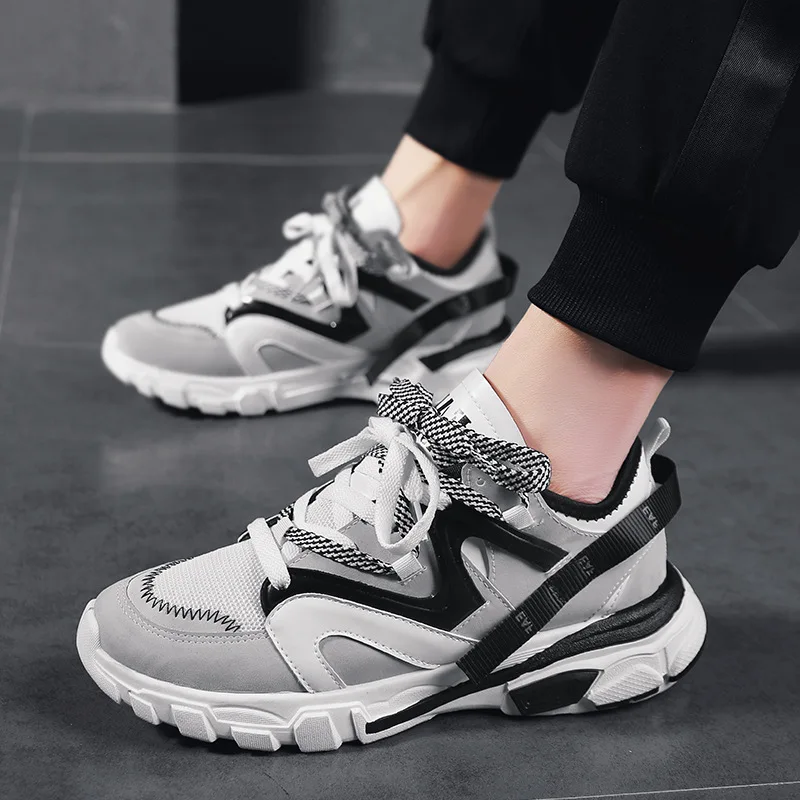 Кроссовки мужские белые весна-осень 2019 | Обувь