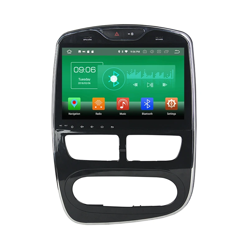 4 Гб ram 10 1 &quotВосьмиядерный Android 8 0 автомобильный аудио dvd плеер для Renault Clio 2014 2015 2016