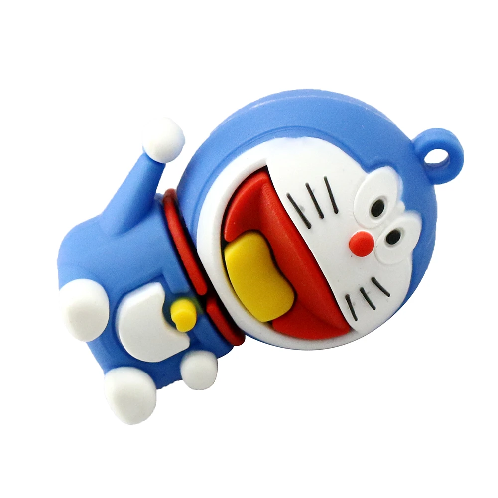 USB 2,0 флеш-накопители мультфильм Doraemon Cat карта памяти, Флеш накопитель 4 ГБ 8 ГБ 16 ГБ 32 ГБ 64 ГБ 128 Гб флешки Usb-флэш-диск подарки
