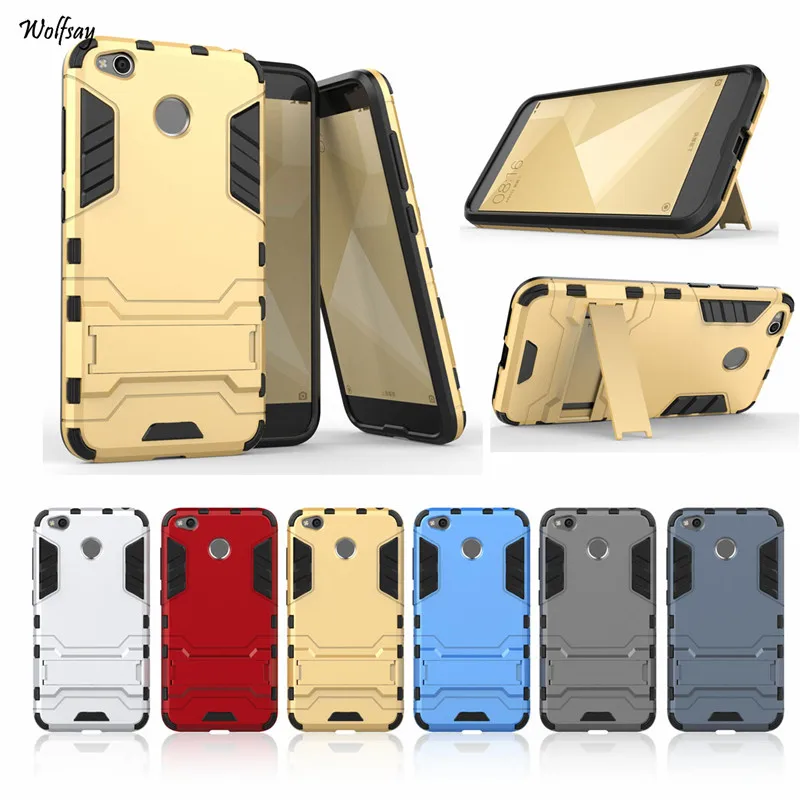 For Xiaomi Redmi 4X Case Cover Armor Silicone Hard Back PC Phone Protective | Мобильные телефоны и аксессуары