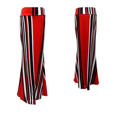 1089-07 S-3XL, Весенняя эластичная длинная юбка-карандаш с высокой талией для женщин, юбка-карандаш макси с принтом, Faldas Largas Mujer Para Fiesta - Цвет: 1089-07