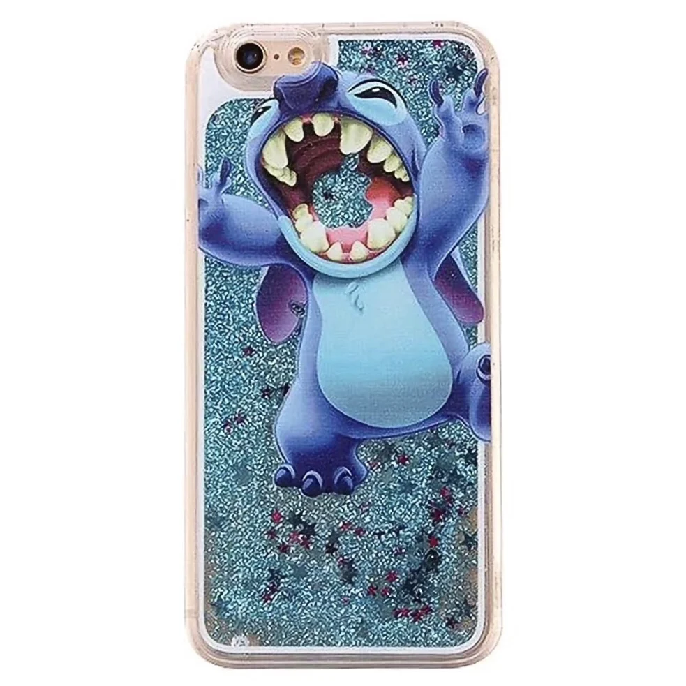 Cute Classic Cartoon Case For iPhone 7 7plus 8 6 6s Plus X Xs Max XR Cover bling Glitter Quicksand Dynamic Phone Cases Fundas |