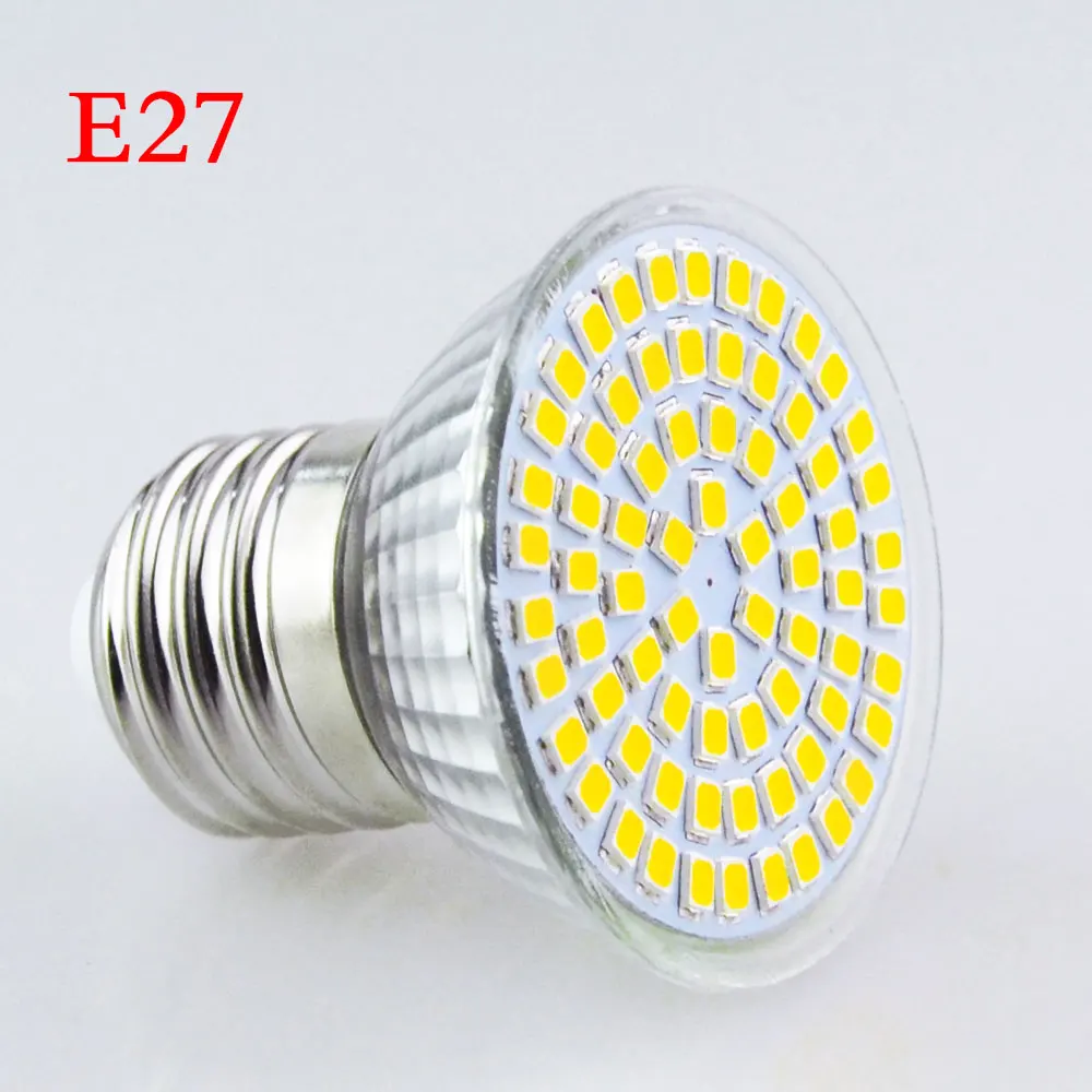 

MR16 GU10 LED Lampara Ultra Bright Ampoule LED E27 Spotlight Energy Saving 4W 6W 8W SMD 2835 No Flicker 36 54 72 LEDs Light Bulb